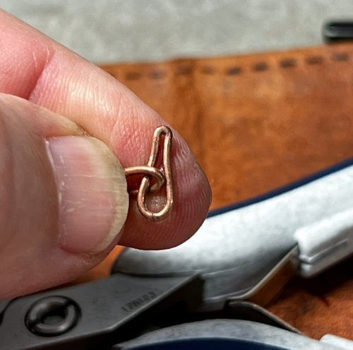 Susan LeGuyader's Altering an Existing Chain - From Paperclip to Petal Links - , Contemporary Wire Jewelry, Making Chain, Chain Making , Design, altering an existing chain